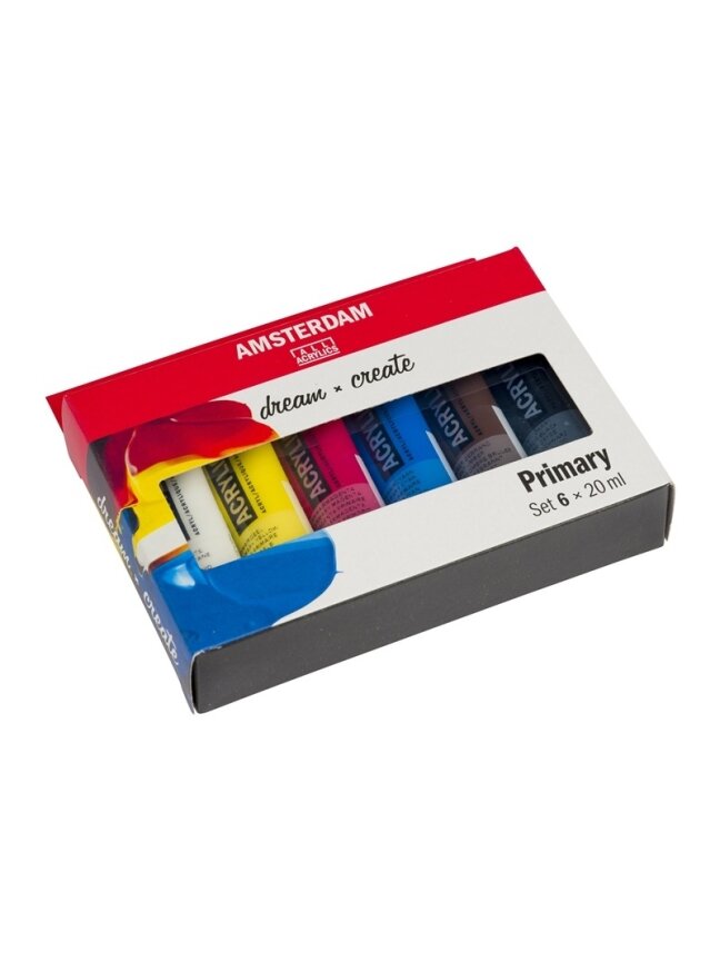 DAŽAI AKRILILIAI RINKIN PRIMARY 6X20ML