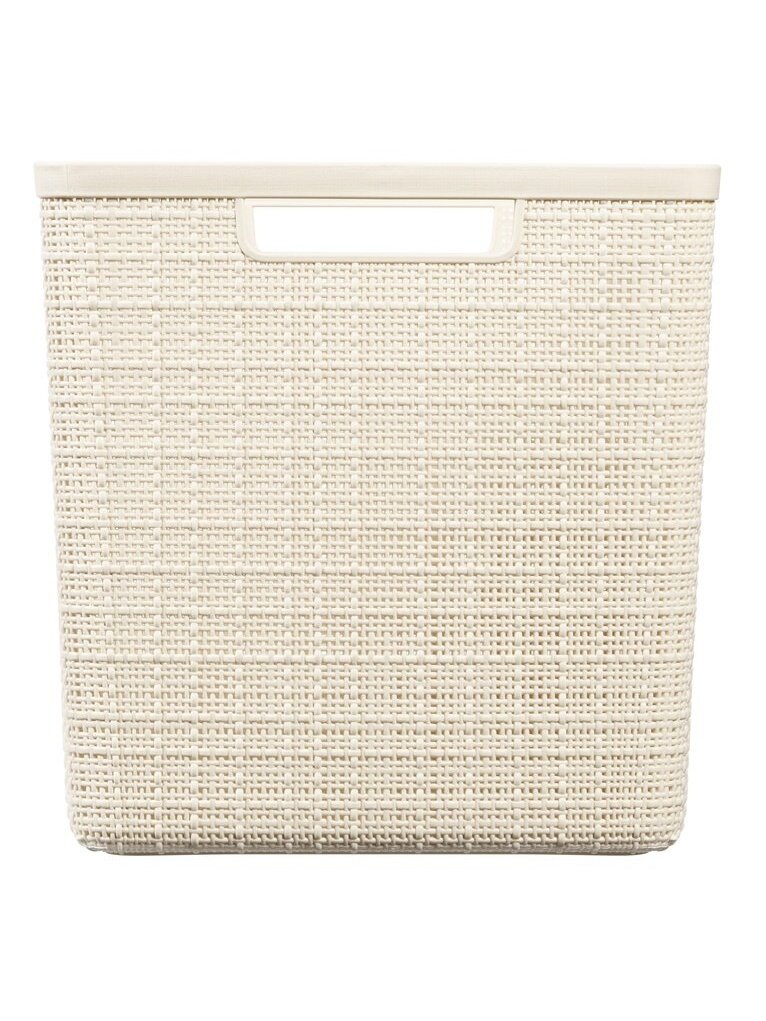 Daiktadėžė CURVER JUTE, 17 l, kreminė, 28×28×27 cm 1 Daiktadėžė CURVER JUTE, 17 l, kreminė, 28×28×27 cm 1