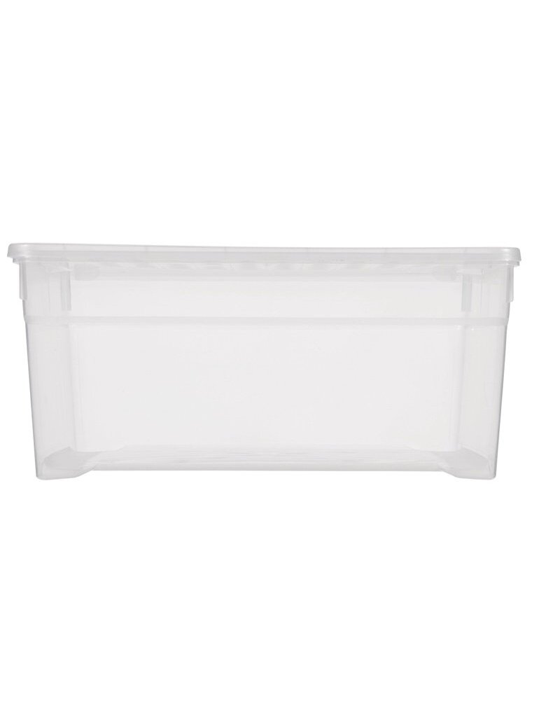 Daiktadėžė CURVER, 18,5 l, skaidri, 40×34×16 cm 1 Daiktadėžė CURVER, 18,5 l, skaidri, 40×34×16 cm 1