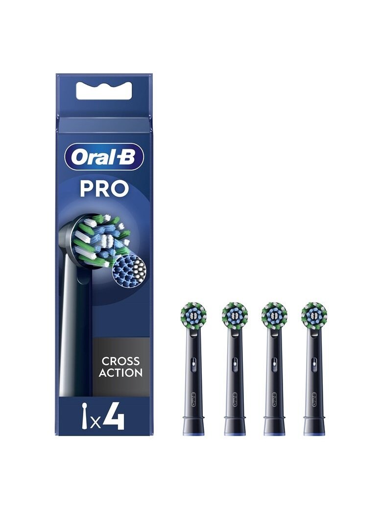 Dantų šepetėlio galvutė Oral-B EB50-4, juoda, 4 vnt.