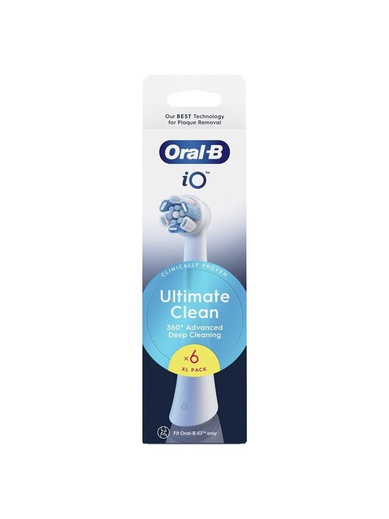 Dantų šepetėlio galvutė Oral-B iO Ultimate clean, 6 vnt. 2 Dantų šepetėlio galvutė Oral-B iO Ultimate clean, 6 vnt. 2