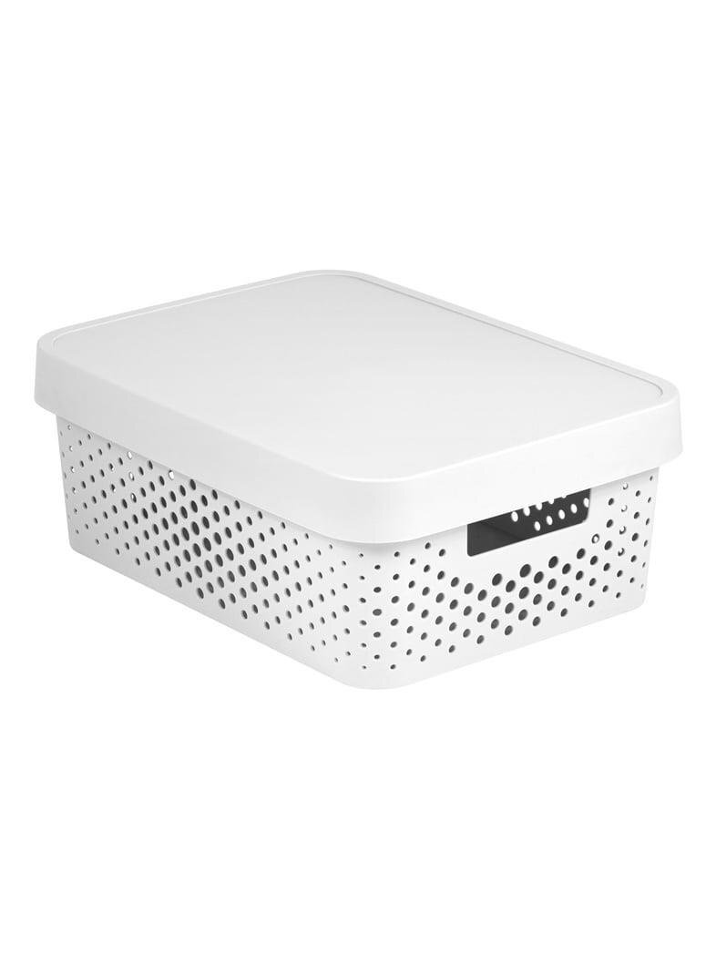 Daiktadėžė CURVER, 11 l, balta, 36×27×14 cm Daiktadėžė CURVER, 11 l, balta, 36×27×14 cm