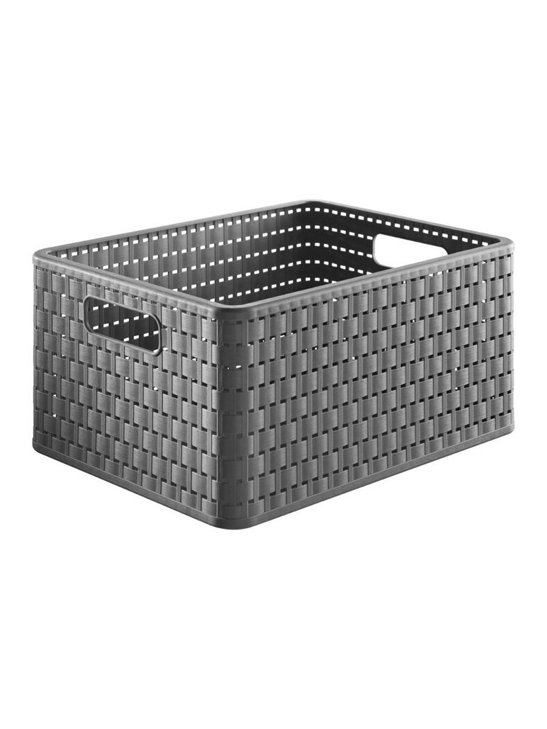Daiktadėžė ROTHO, 18 l, pilka, 36,8×27,8×19,1 cm Daiktadėžė ROTHO, 18 l, pilka, 36,8×27,8×19,1 cm