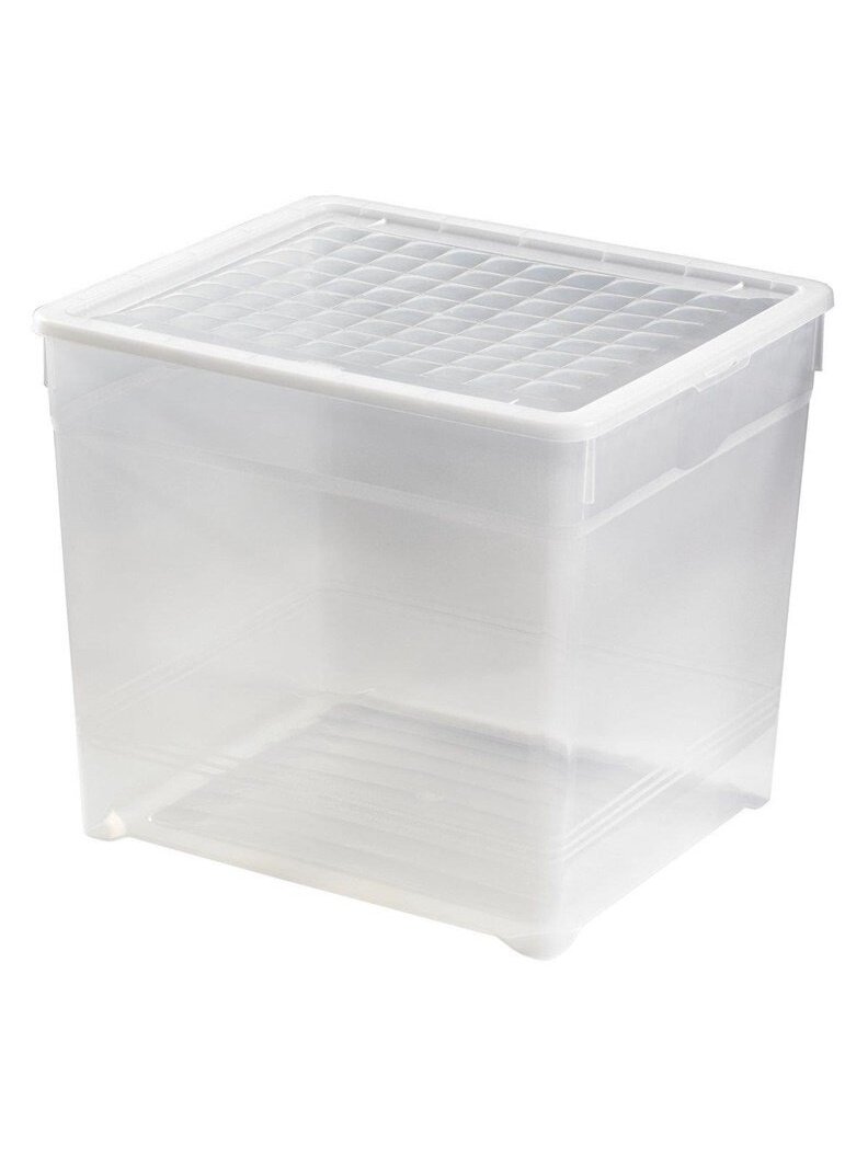 Daiktadėžė CURVER, 33 l, skaidri, 39,5×34×34,3 cm