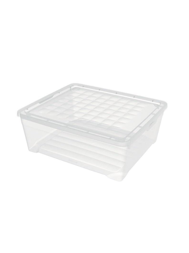 Daiktadėžė CURVER, 10 l, skaidri, 34,2×29,7×12,5 cm