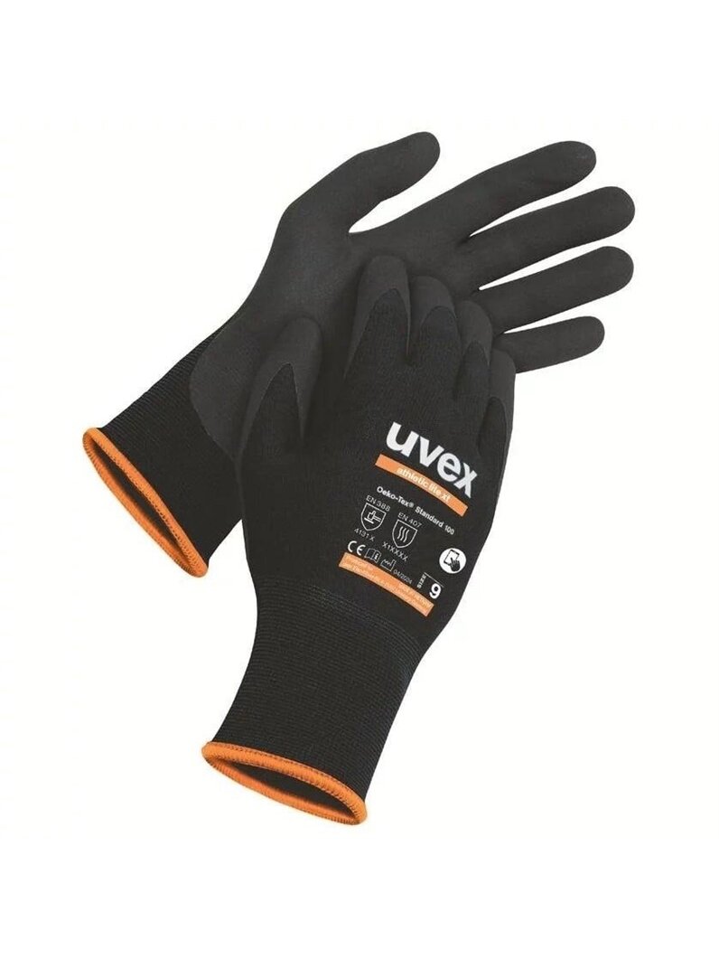 Darbo pirštinės Uvex Athletic Lite Xt, juoda, 11 Darbo pirštinės Uvex Athletic Lite Xt, juoda, 11