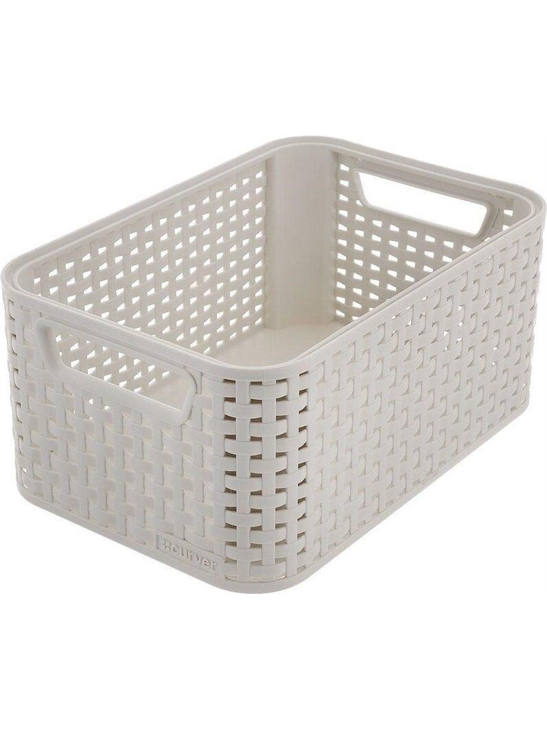 Daiktadėžė CURVER, kreminė, 28,5×19,4×13 cm 1 Daiktadėžė CURVER, kreminė, 28,5×19,4×13 cm 1