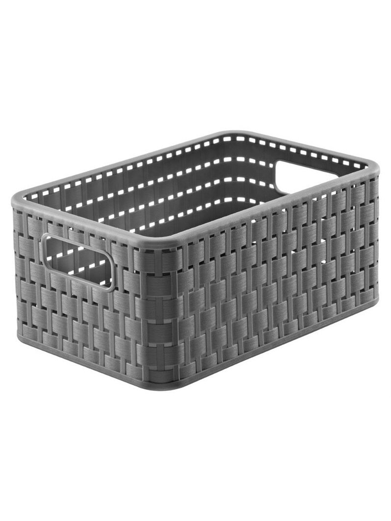 Daiktadėžė ROTHO, 6 l, pilka, 28×18,5×12,6 cm