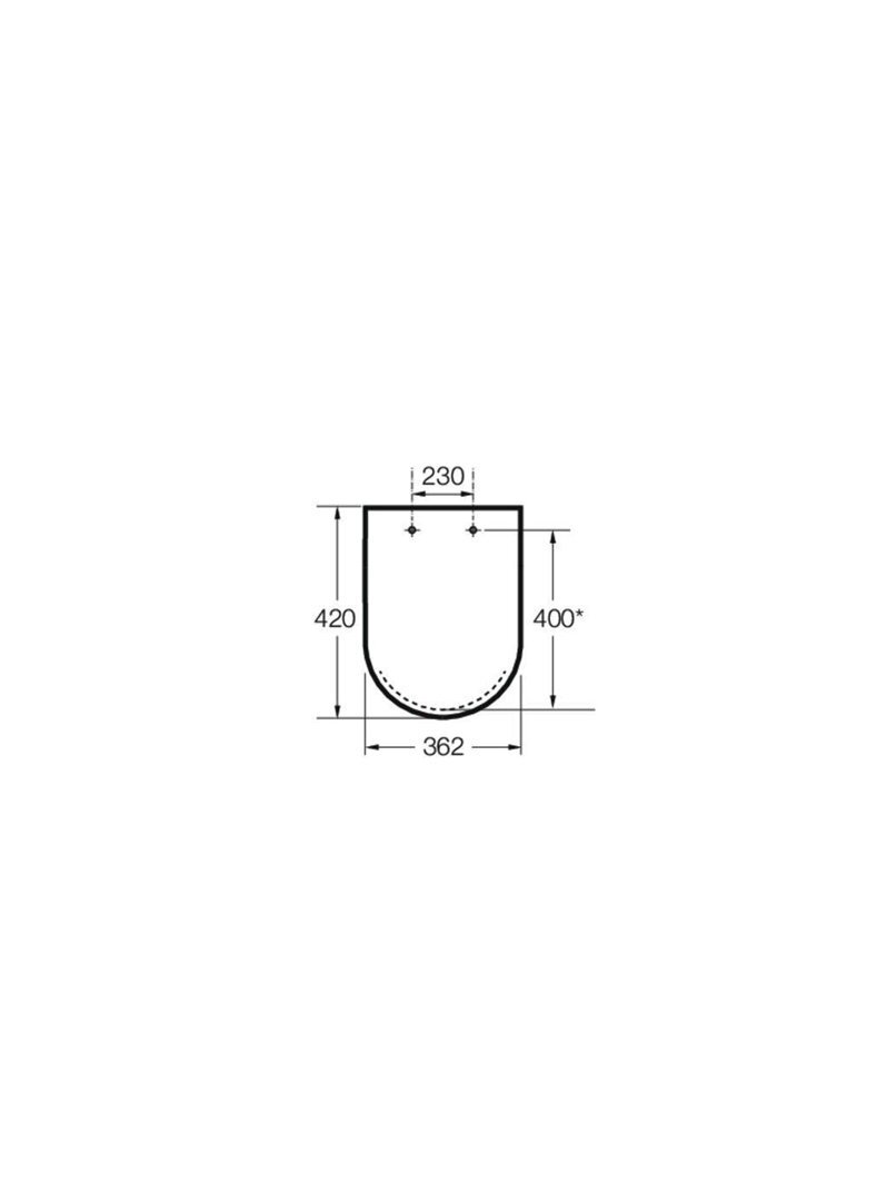 Dangtis unitazo Roca Meridian A8012AC00B 2