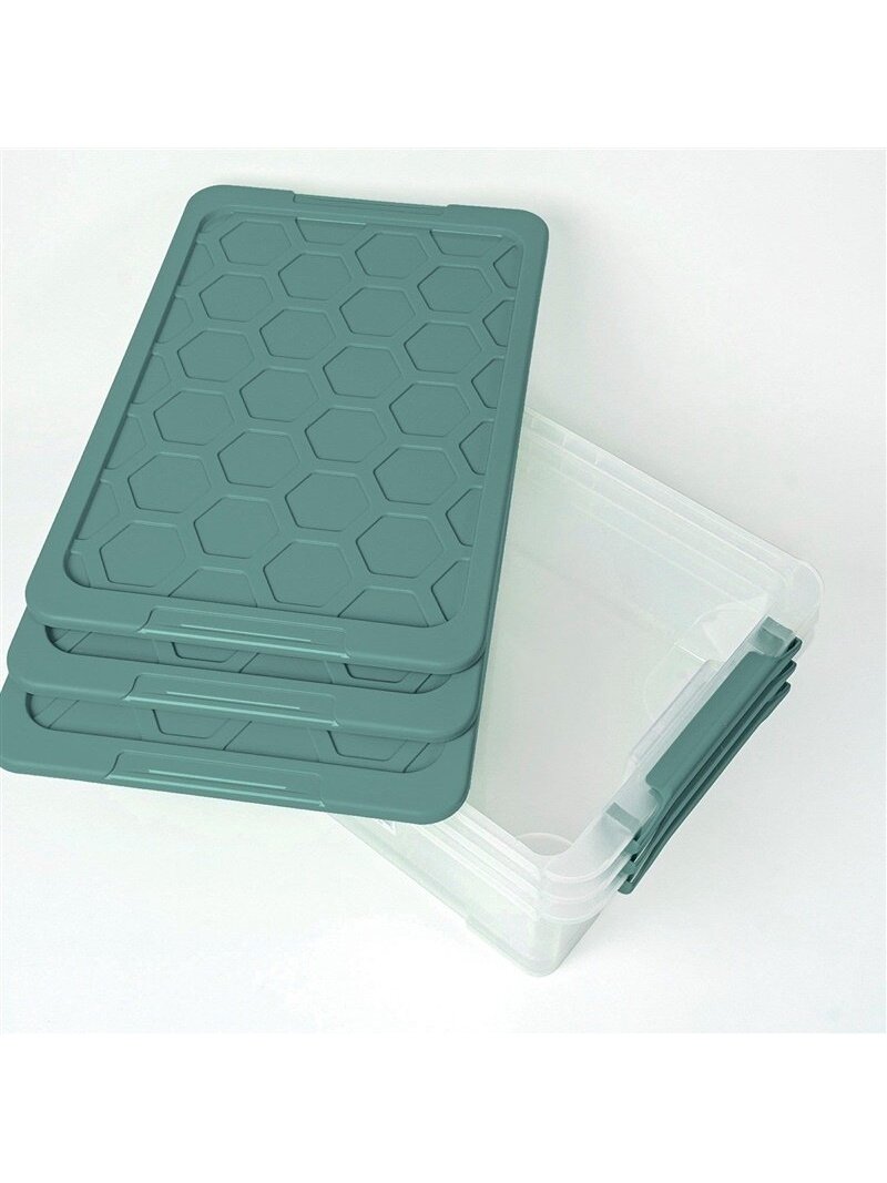Daiktadėžė Rotho, 30 l, skaidri/žalia, 583 x 392 x 183 mm 2 Daiktadėžė Rotho, 30 l, skaidri/žalia, 583 x 392 x 183 mm 2