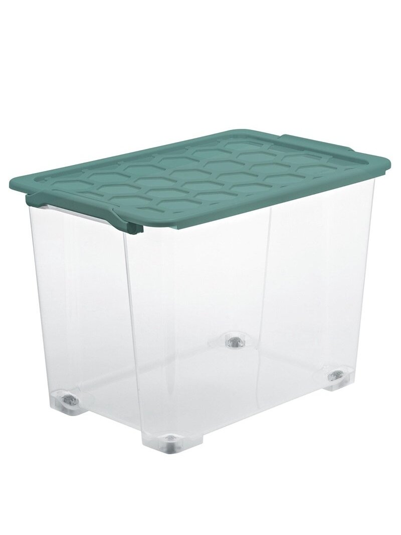 Daiktadėžė su ratukais Rotho, 65 l, 583 x 392 x 410 mm Daiktadėžė su ratukais Rotho, 65 l, 583 x 392 x 410 mm