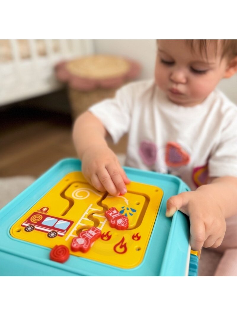 Daugiafunkcinis Montessori Veiklos Kubas 6in1 WOOPIE BABY 18m+ 2