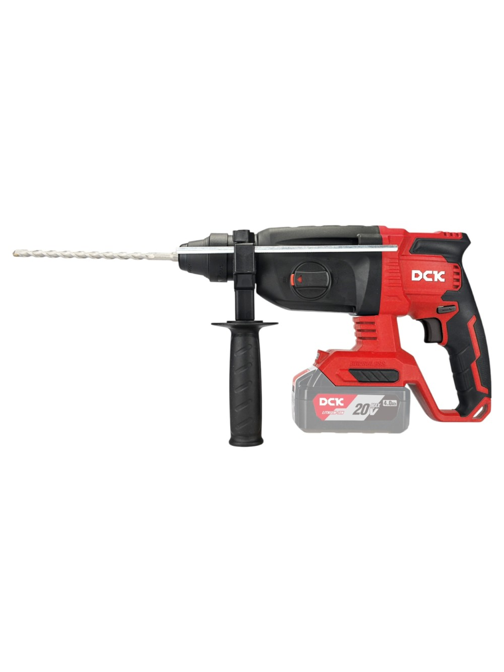 DCK Akumuliatorinis bešepetėlinis perforatorius SDS+,2,8J, 20V, KDZC04-24Z, DCK (be baterijos ir įkroviklio) DCK Akumuliatorinis bešepetėlinis perforatorius SDS+,2,8J, 20V, KDZC04-24Z, DCK (be baterijos ir įkroviklio)