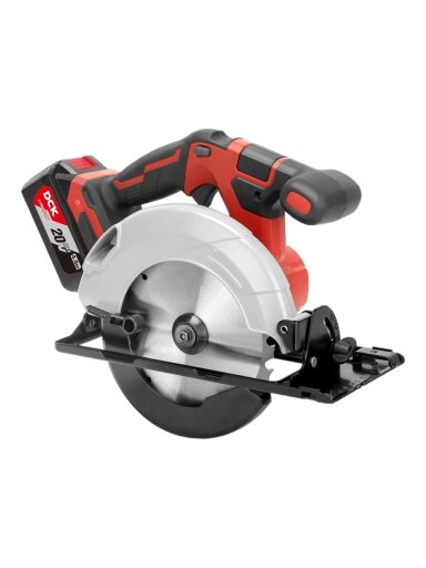 DCK Akumuliatorinis bešepetėlinis diskinis pjūklas 165mm, 20V, KDMY165SFK, DCK (2x5,0Ah akumuliatorius, įkroviklis)