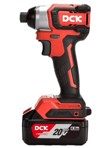 DCK Akumuliatorinis bešepetėlinis smūginis suktukas 20V, KDPL165EK, DCK (2x4,0Ah akumuliatorius, įkroviklis) DCK Akumuliatorinis bešepetėlinis smūginis suktukas 20V, KDPL165EK, DCK (2x4,0Ah akumuliatorius, įkroviklis)