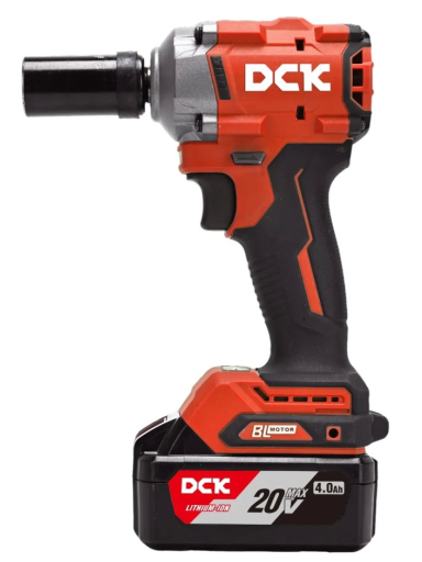 DCK Akumuliatorinis bešepetėlinis smūginis veržliasukis 358 Nm. 1/2, 20V, KDPB358FK, DCK (2x5,0Ah akumuliatorius, įkroviklis) DCK Akumuliatorinis bešepetėlinis smūginis veržliasukis 358 Nm. 1/2, 20V, KDPB358FK, DCK (2x5,0Ah akumuliatorius, įkroviklis)