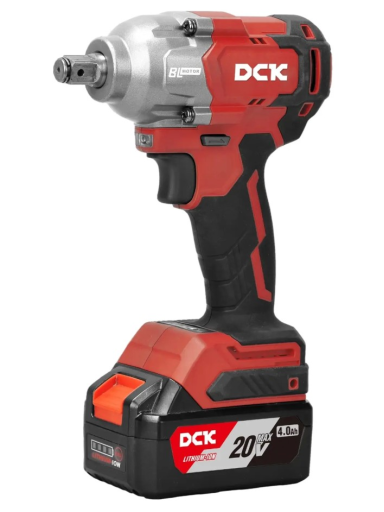 DCK Akumuliatorinis bešepetėlinis smūginis veržliasukis 488 Nm. 20V, KDPB488EK, DCK (2x4,0Ah akumuliatorius, įkroviklis) DCK Akumuliatorinis bešepetėlinis smūginis veržliasukis 488 Nm. 20V, KDPB488EK, DCK (2x4,0Ah akumuliatorius, įkroviklis)