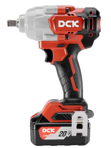 DCK Akumuliatorinis bešepetėlinis smūginis veržliasukis 698 Nm. 1/2, 20V, KDPB698FK, DCK (2x5,0Ah akumuliatorius, įkroviklis) DCK Akumuliatorinis bešepetėlinis smūginis veržliasukis 698 Nm. 1/2, 20V, KDPB698FK, DCK (2x5,0Ah akumuliatorius, įkroviklis)
