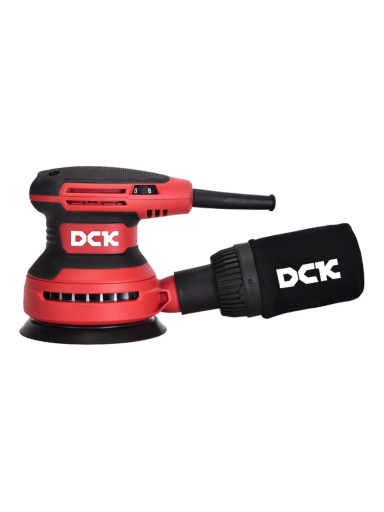 DCK Elektrinis ekscentrinis šlifuoklis 125mm, 380W, KSA02-125, DCK DCK Elektrinis ekscentrinis šlifuoklis 125mm, 380W, KSA02-125, DCK