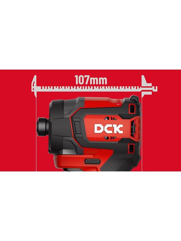 DCK Akumuliatorinis bešepetėlinis smūginis suktukas 20V, KDPL208Z, DCK (be baterijos ir įkroviklio) 1 DCK Akumuliatorinis bešepetėlinis smūginis suktukas 20V, KDPL208Z, DCK (be baterijos ir įkroviklio) 1