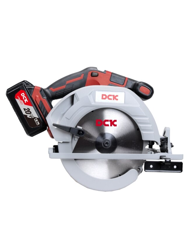 DCK Akumuliatorinis bešepetėlinis diskinis pjūklas 185 mm, 20V, KDMY02-185Z, DCK (be baterijos ir įkroviklio)