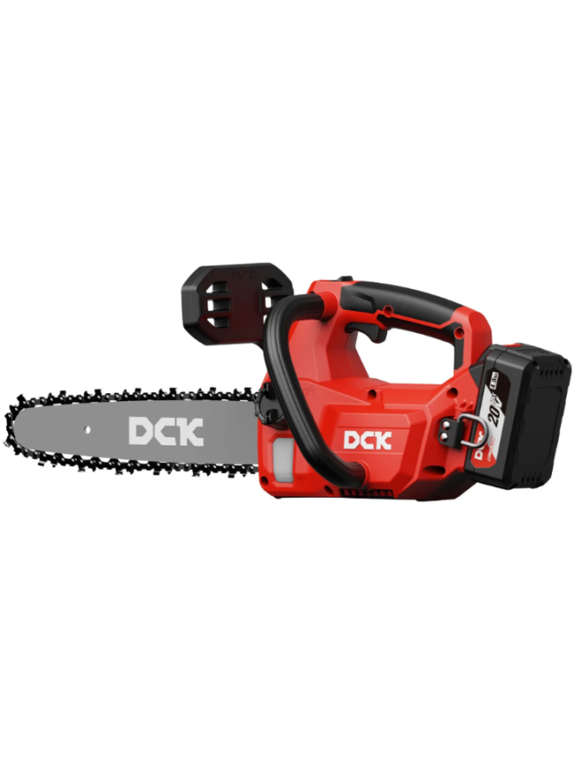 DCK Akumuliatorinis bešepetėlinis grandininis pjūklas 30 cm, 20V, KDCS20122FK, DCK (2x5,0Ah akumuliatorius, įkroviklis) 2 DCK Akumuliatorinis bešepetėlinis grandininis pjūklas 30 cm, 20V, KDCS20122FK, DCK (2x5,0Ah akumuliatorius, įkroviklis) 2