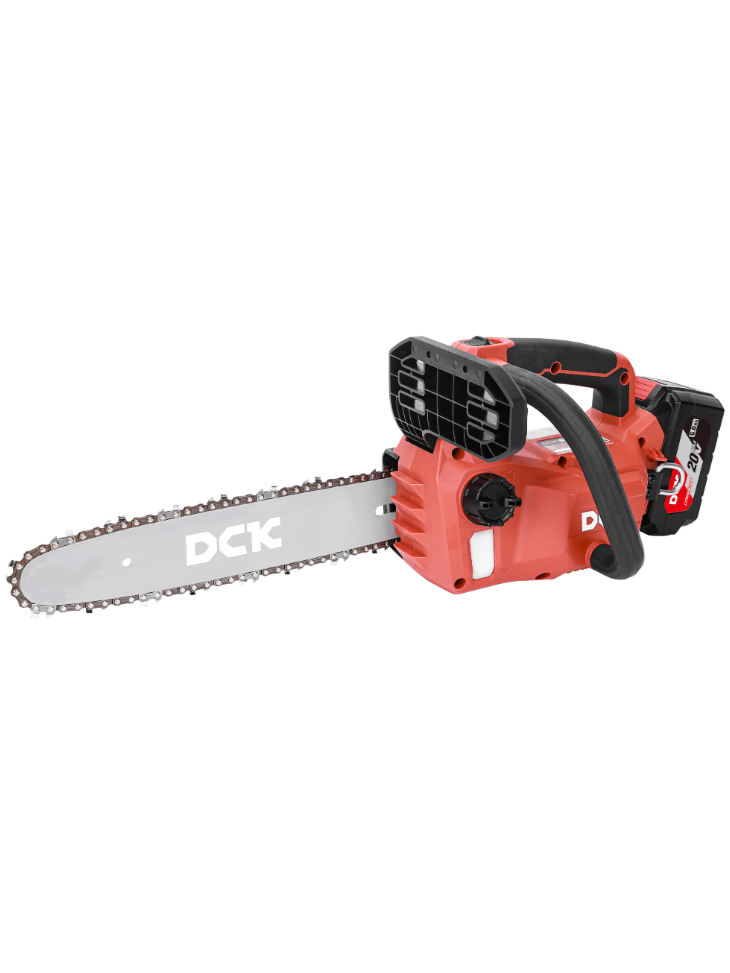 DCK Akumuliatorinis bešepetėlinis grandininis pjūklas 30 cm, 20V, KDCS20122FK, DCK (2x5,0Ah akumuliatorius, įkroviklis) DCK Akumuliatorinis bešepetėlinis grandininis pjūklas 30 cm, 20V, KDCS20122FK, DCK (2x5,0Ah akumuliatorius, įkroviklis)