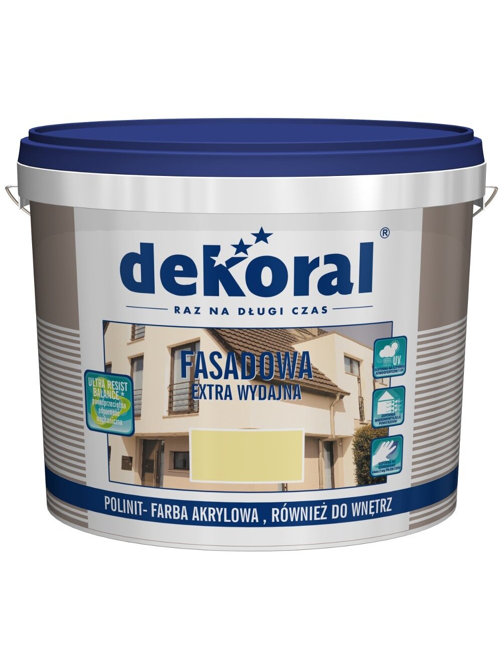 Dekoral Polinit, fasadiniai emulsiniai dažai | rudi (brazova) 10 ltr. 290 Dekoral Polinit, fasadiniai emulsiniai dažai | rudi (brazova) 10 ltr. 290