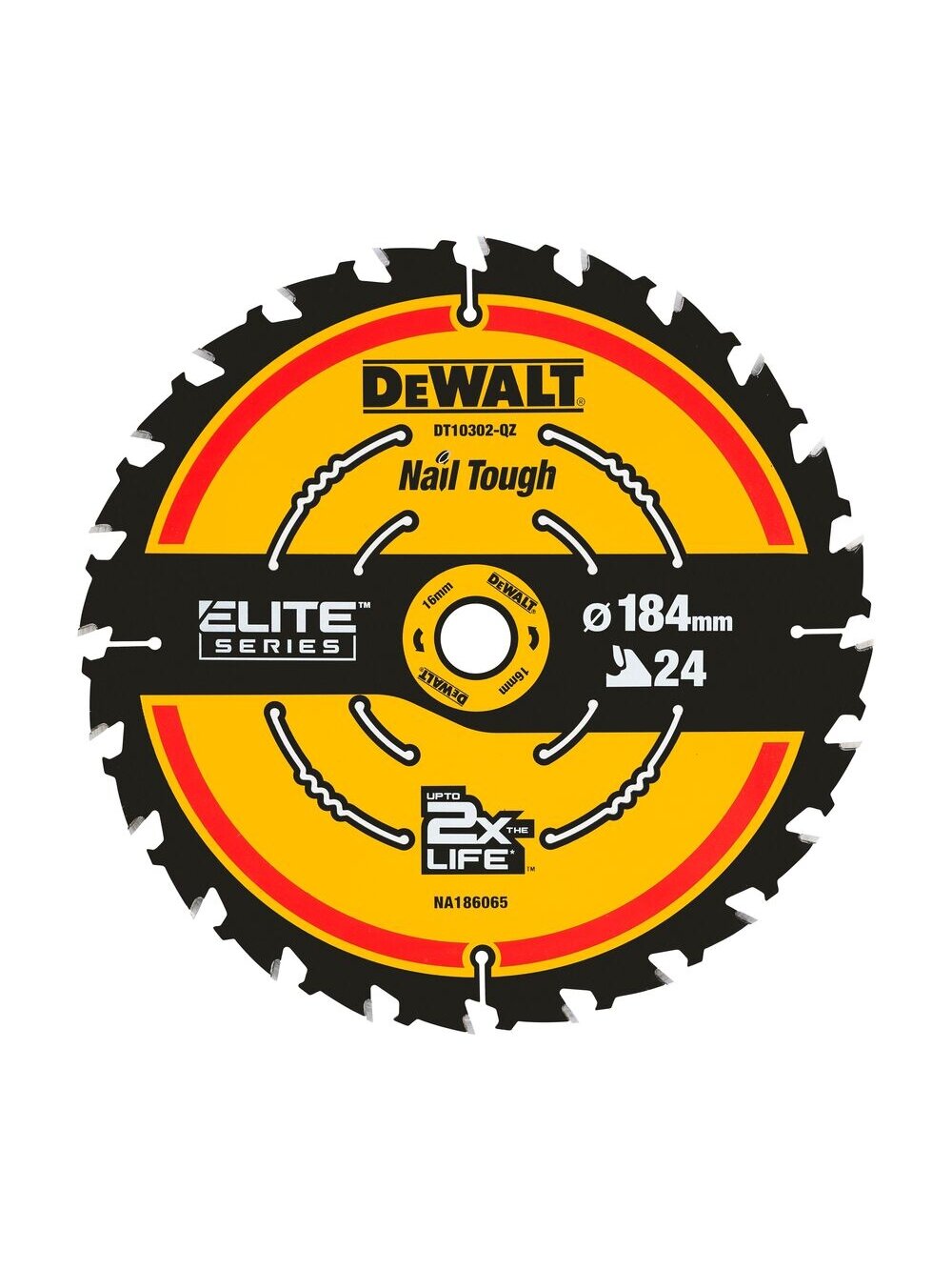 DeWalt Pjov. diskas medienai DeWalt ELITE CSB 184x16mm 24T
