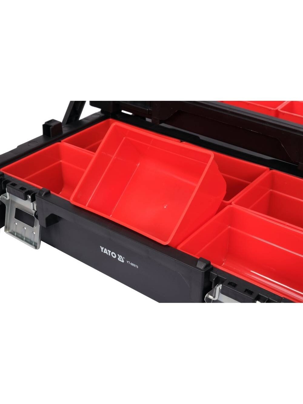Dėžė Organizer, 21 skyrius, išlankstoma 560x305x165mm Yato 3 Dėžė Organizer, 21 skyrius, išlankstoma 560x305x165mm Yato 3