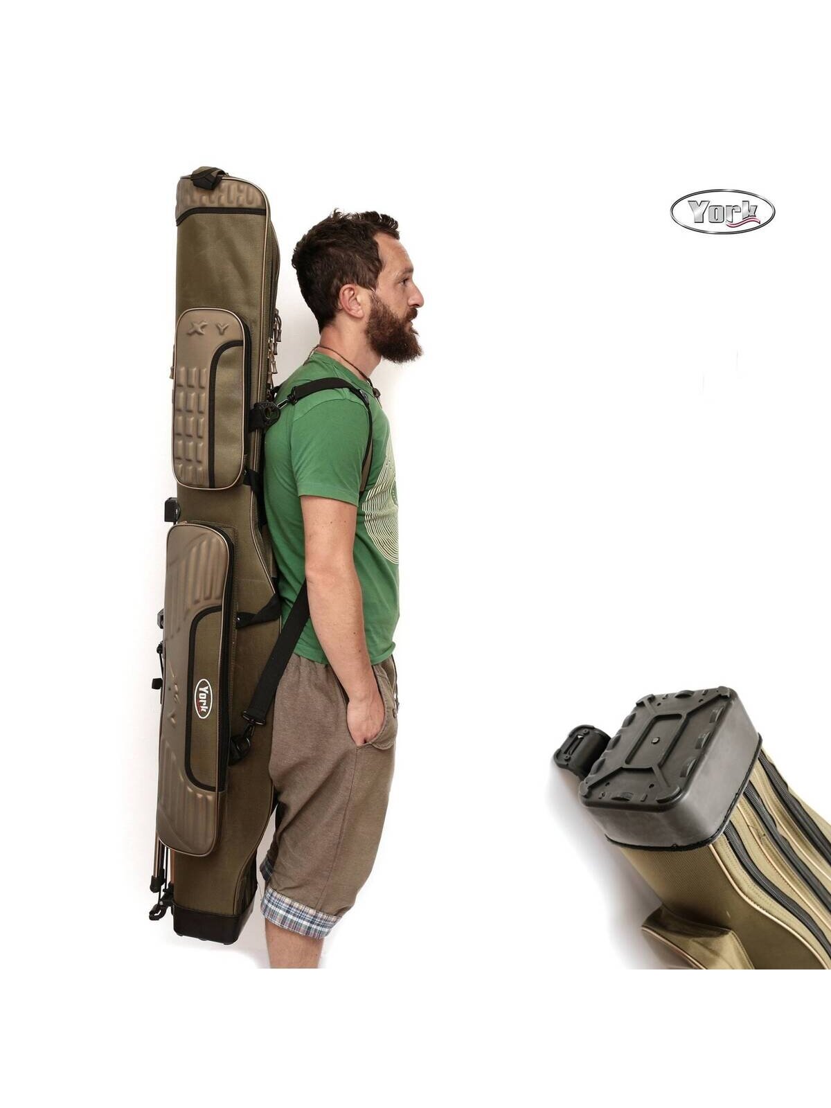 Dėklas Meškerėms 150cm YORK Exclusive III 3 Dėklas Meškerėms 150cm YORK Exclusive III 3