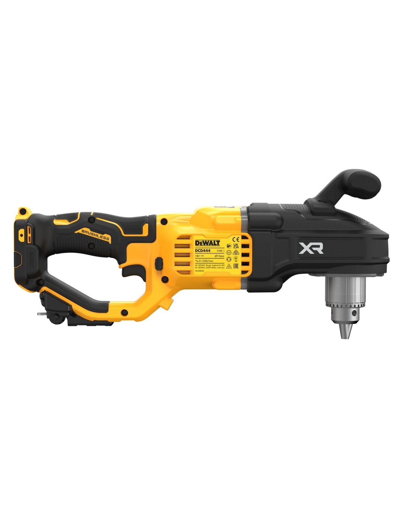 DeWalt Lėtaeigis gręžtuvas - suktuvas DCD444N, V18, DeWALT 3 DeWalt Lėtaeigis gręžtuvas - suktuvas DCD444N, V18, DeWALT 3