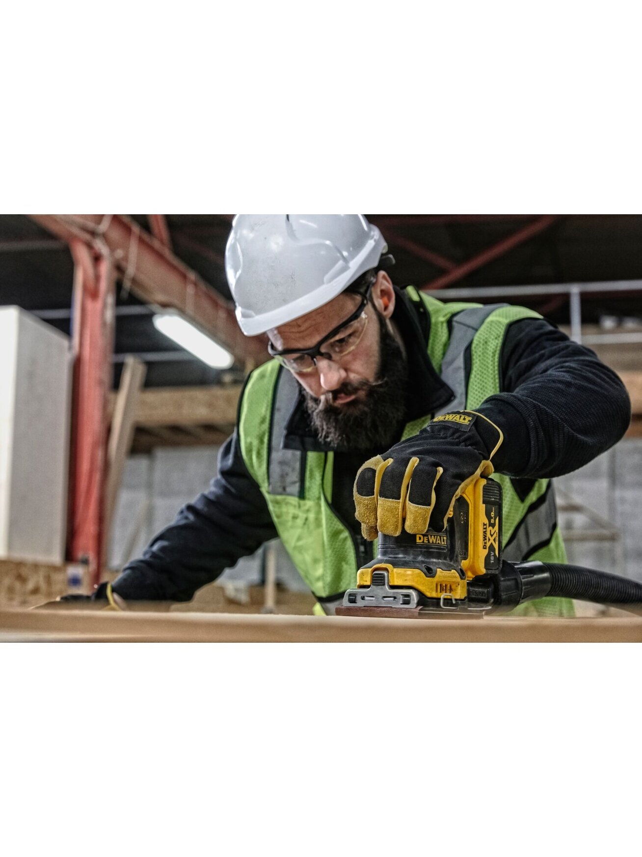 DeWalt Vibracinis šlifuoklis DCW200NT 18V, DeWALT 5