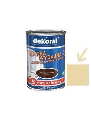 Dekoral Emakol Strong, emalis | kreminis (kremowa) 0,9 ltr.