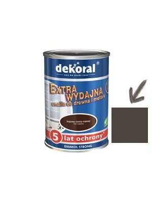 Dekoral Emakol Strong, emalis | rudas (brazowa) Strong 0.9 ltr.