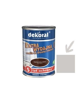 Dekoral Emakol Strong, emalis | šv. pelenų (popielata) 0.9 ltr. Dekoral Emakol Strong, emalis | šv. pelenų (popielata) 0.9 ltr.