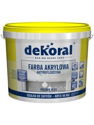 Dekoral Polinak Plus, plaunama emulsija | balta 3 ltr.