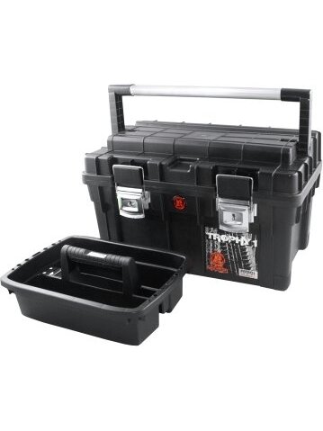 Dėžė įrankiams Patrol HD Trophy 1, su metaliniu užraktu | juoda (59,5 x 34,5 x 35,5 cm) Dėžė įrankiams Patrol HD Trophy 1, su metaliniu užraktu | juoda (59,5 x 34,5 x 35,5 cm)
