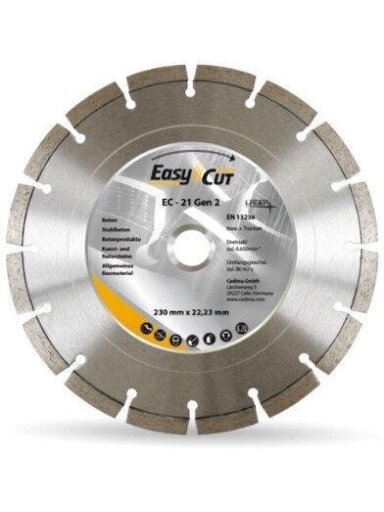 Deimantinis diskas Cedima, 125 mm x 22 mm x 2.1 mm
