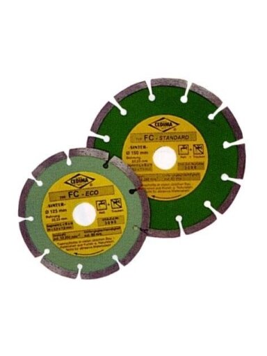 Deimantinis pjovimo diskas Cedima 115x22,23x1.6/1.9mm FC-10