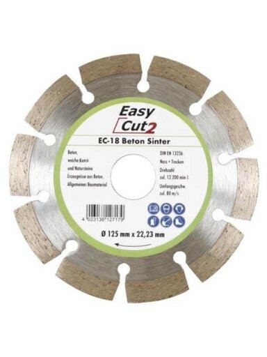 Deimantinis pjovimo diskas Cedima EC-18 115x22,23x1,9mm
