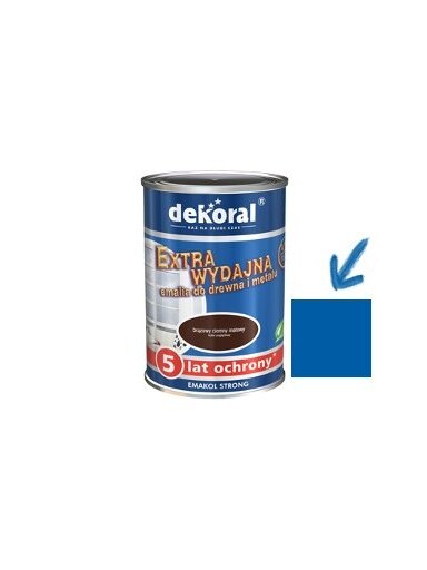 Dekoral Emakol Strong, emalis | mėlynas (lazurowa) 0,9 ltr.