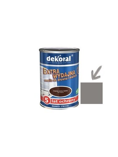 Dekoral Emakol Strong, emalis | pilkas (szara jasna) 0.9 ltr.