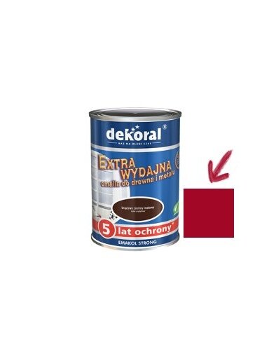 Dekoral Emakol Strong, emalis | raudonas (k. czerwony) 0,9ltr.