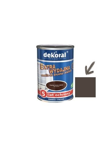 Dekoral Emakol Strong, emalis | rudas (brazowa) Strong 0.9 ltr.