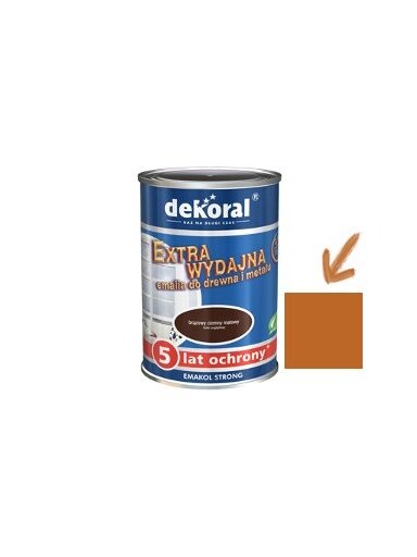 Dekoral Emakol Strong, emalis | šv. riešutas (orech. jasn.) 0,9 ltr.