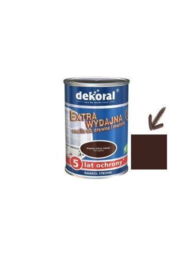 Dekoral Emakol Strong, emalis | t. rudas (brazowa ciemna) 0,9 ltr.