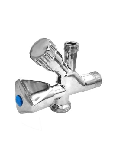 Dekoratyvinis ventilis MT 4407, kombinuotas, 1/2X3/4X3/8