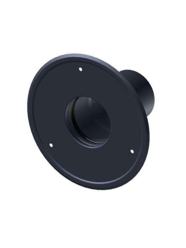 Dekoratyvinis žiedas juodas ROZ080-CZ-1,2(ML)