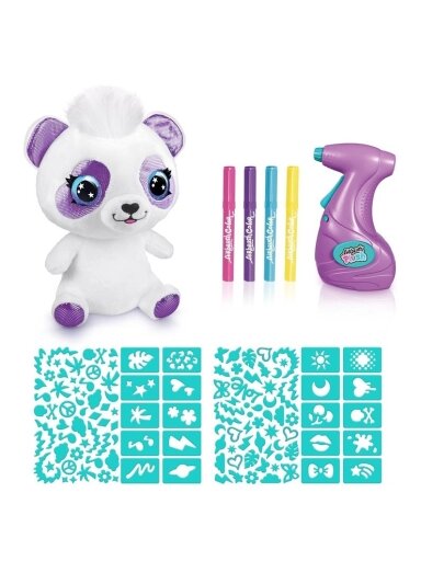 Dekoravimo rinkinys Canal Toys Airbrush Plush Panda, įv. sp.